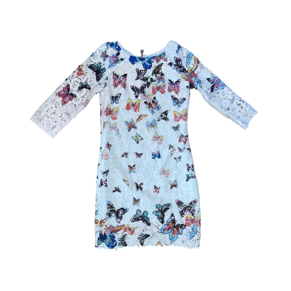 CHICWISH Lace Butterfly Dress